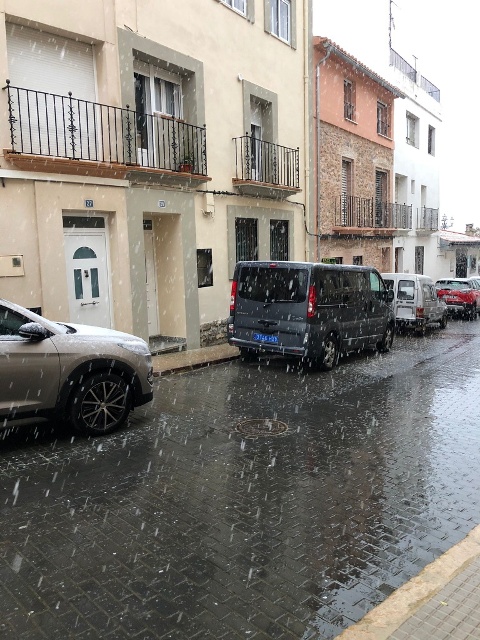 Nevada día San José. C/ Loreto (marzo 2021)